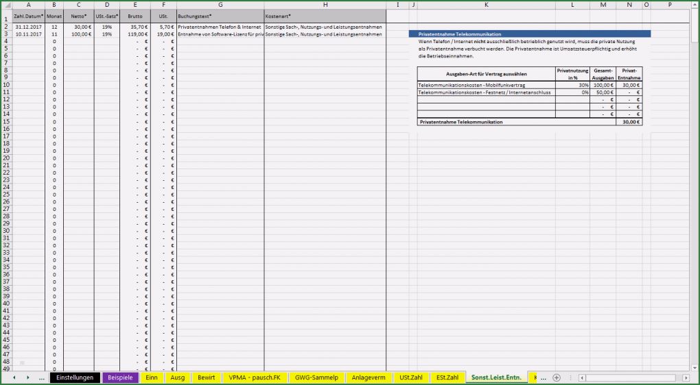 Vorlage Eür 2017 Best Of Excel Vorlage Einnahmenüberschussrechnung EÜr Pierre