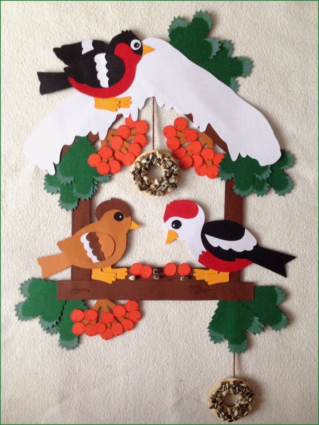 Vorlage Fensterbild Vogel Bewundernswert Fensterbild Wandbild tonkarton Vogelhaus Winter