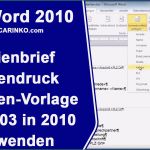 Vorlage Festschrift Word Hübsch Ms Word Serienbrief Seriendruck Etiketten Vorlage Aus 2003
