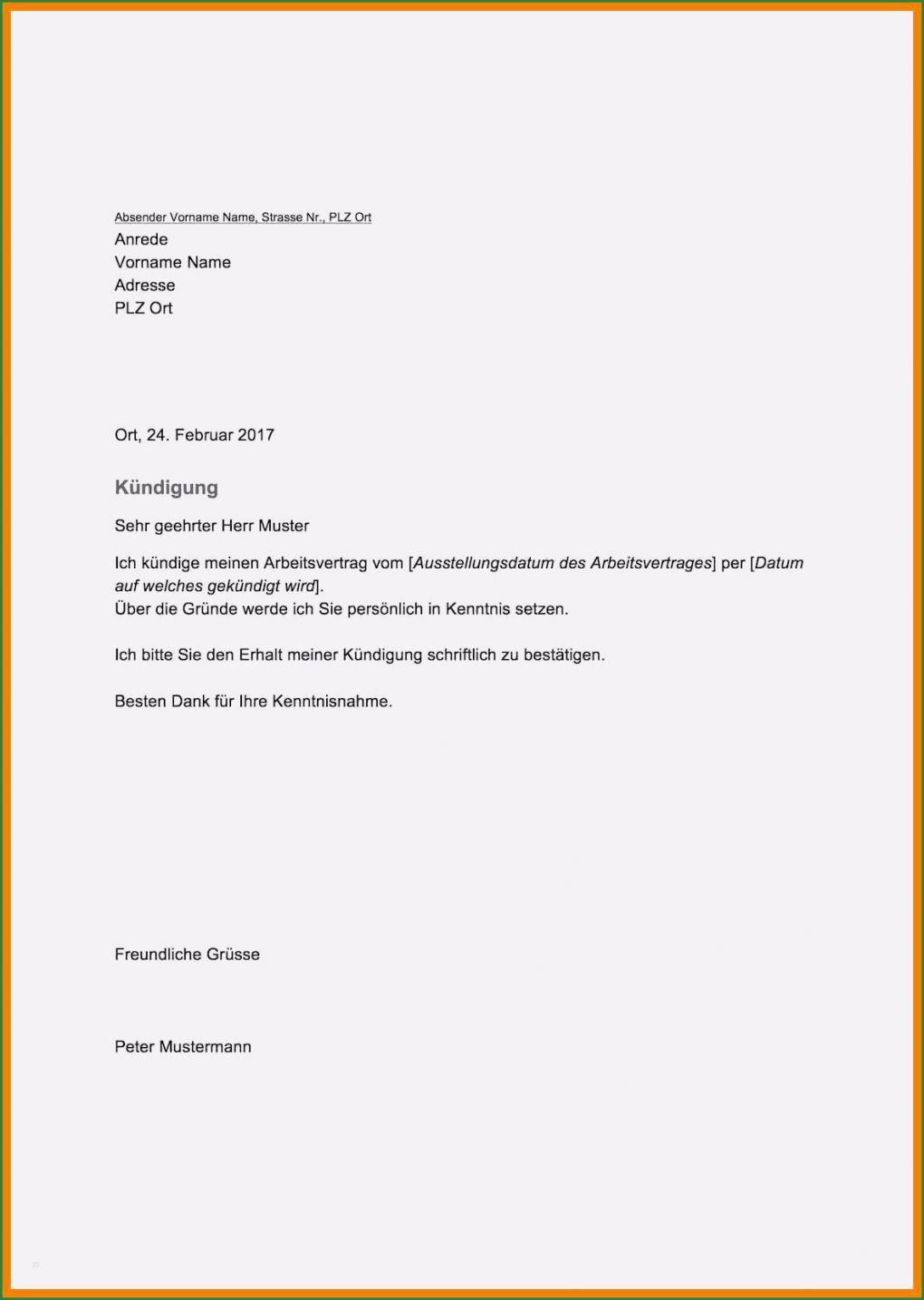 Vorlage Fristlose Kündigung Arbeitnehmer Erstaunlich 15 Fristlos Kündigen Arbeitnehmer Muster