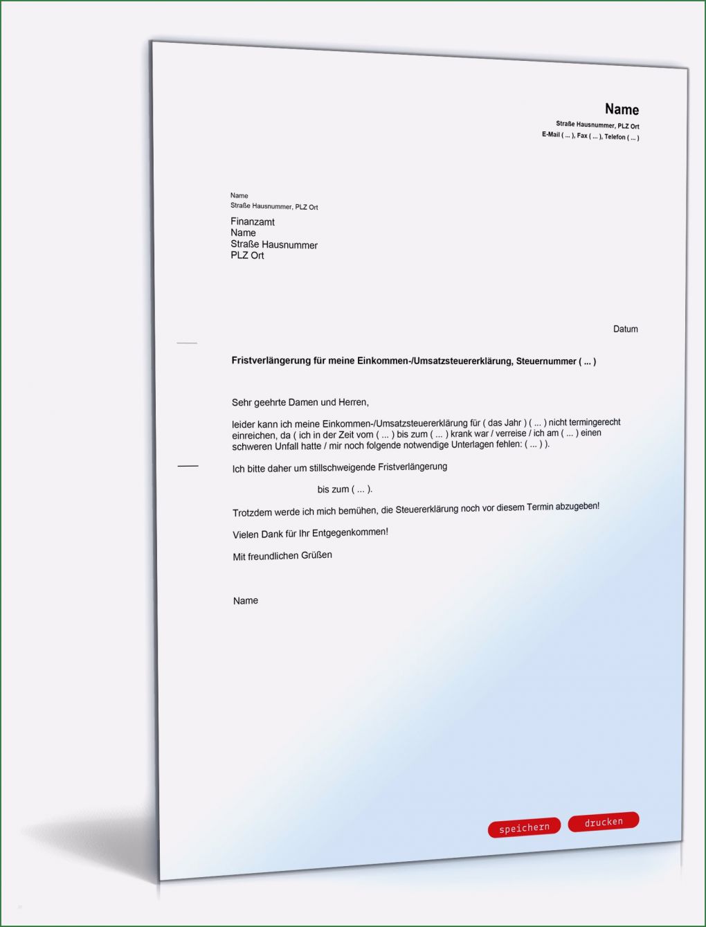Vorlage Fristverlängerung Finanzamt Wunderbar Fristverlängerung Für Steuererklärung