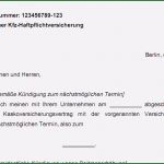 Vorlage Für Kündigung Kfz Versicherung Genial K Ndigung Kfz Versicherung Muster Design Vorlage Kostenlos
