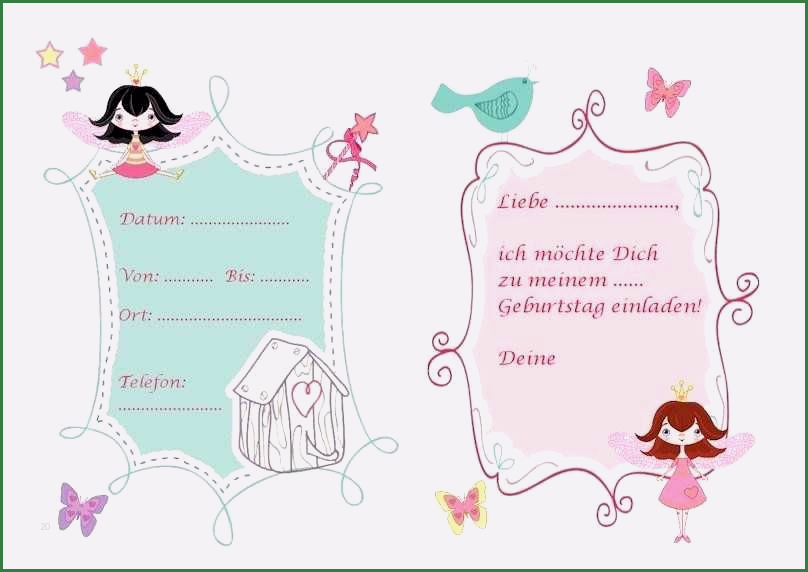 Vorlage Geburtstagskarte Zum Ausdrucken Einzigartig 10 Best Druckfertig Geburtstagseinladung Schmetterling