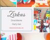Vorlage Geburtstagskarte Zum Ausdrucken Hübsch Zirkus Party Set Gratis Druckvorlagen Herzkindmama