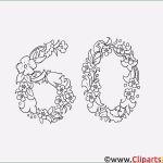 Vorlage Geburtstagskarte Zum Ausdrucken Inspiration 60 Jahre Geburtstag Blumenranken Zum Ausmalen