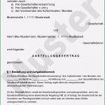 Vorlage Gesellschaftsvertrag Neu Gmbh Vertrag Muster