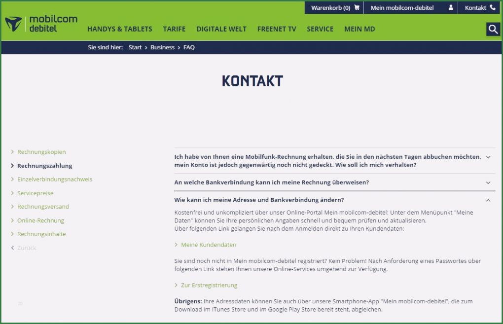 Vorlage Handyvertrag Kündigen Mobilcom Elegant Talkline & Mobil Debitel Kontakt Hotline Faxnummer