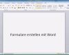 Vorlage Klappkarte Word Beste Word formular Erstellen so Geht S Pc Magazin