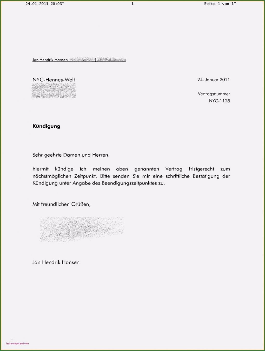 Vorlage Kündigung Internet Großartig 15 Cool Kündigung Internet Vorlage Abbildung