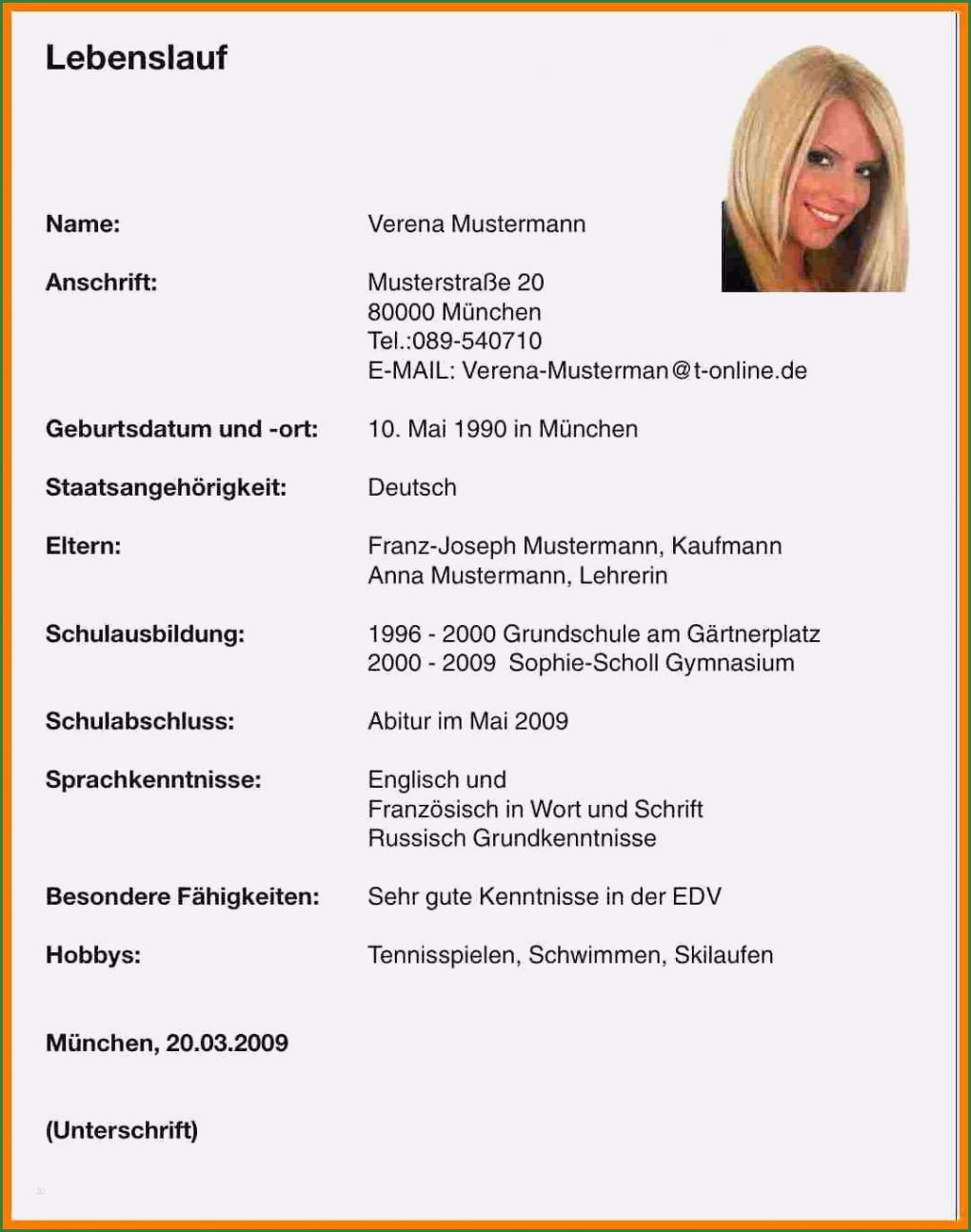 Vorlage Lebenslauf Praktikum Süß 8 Praktikum Lebenslauf