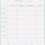Vorlage Speiseplan Kindergarten Großartig Gratis Wochenplan Vorlage Zum Ausdrucken Für Den