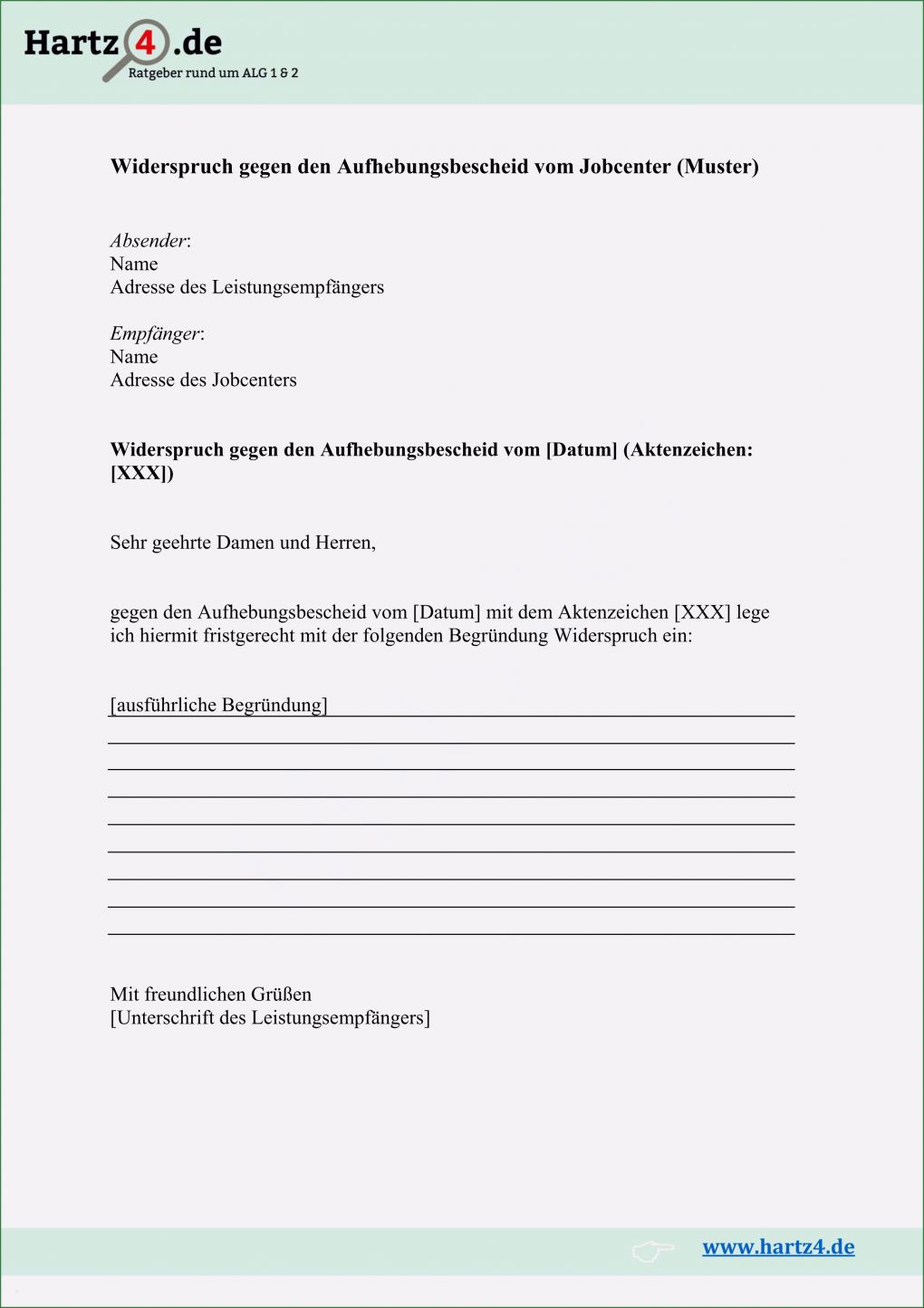 Vorlage Widerspruch Jobcenter Erstaunlich Widerspruch Jobcenter Muster Pdf