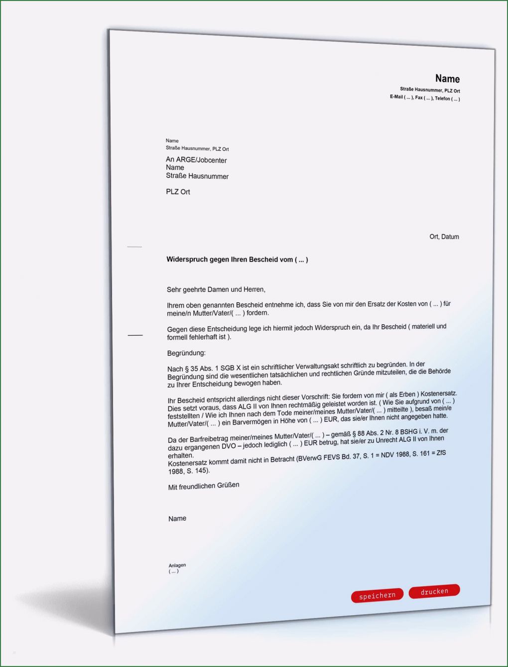 Vorlage Widerspruch Jobcenter Erstaunlich Widerspruch Rückzahlung Alg Ii Für Angehörige Vorlage