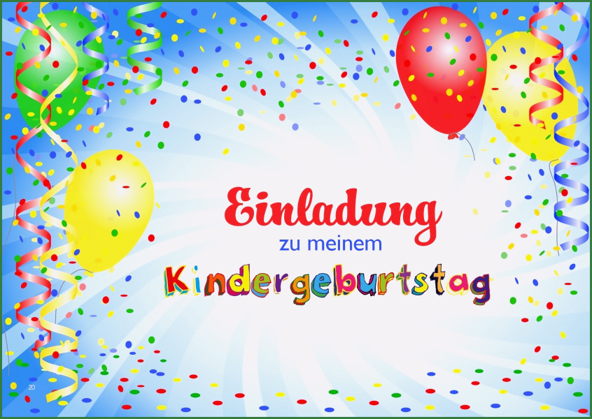 Vorlage Zur Geburtstagseinladung Hübsch Einladung Zum Kindergeburtstag