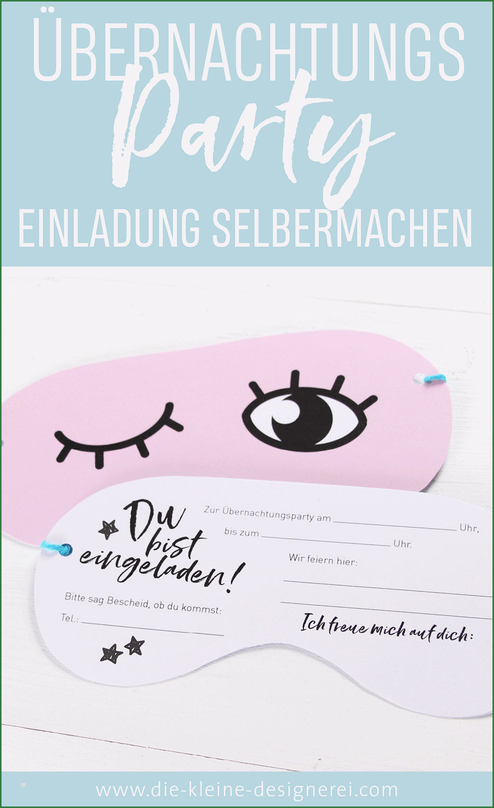 Vorlage Zur Geburtstagseinladung Wunderbar Printable Übernachtungsparty