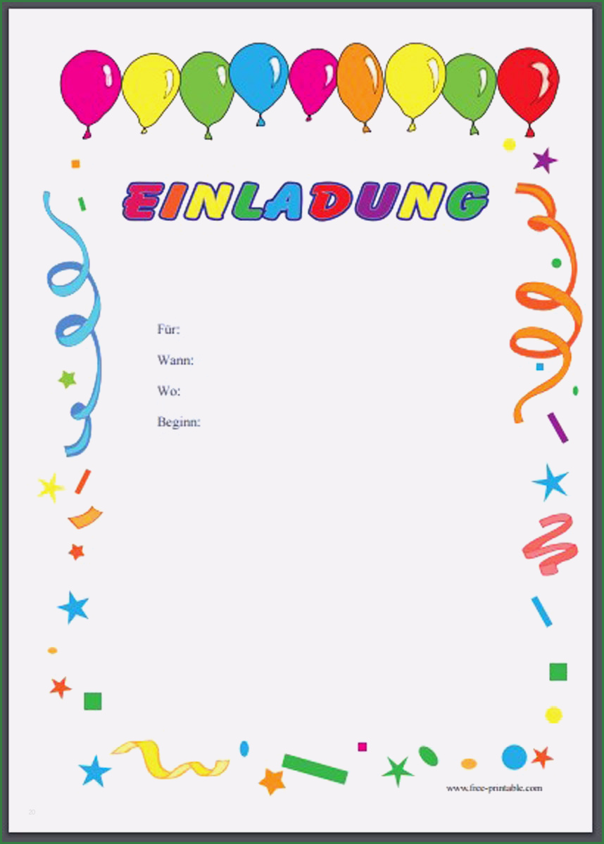 Vorlagen Für Geburtstagseinladungen Kostenlos Fabelhaft Geburtstagseinladungen Zum Ausdrucken Kostenlos 50