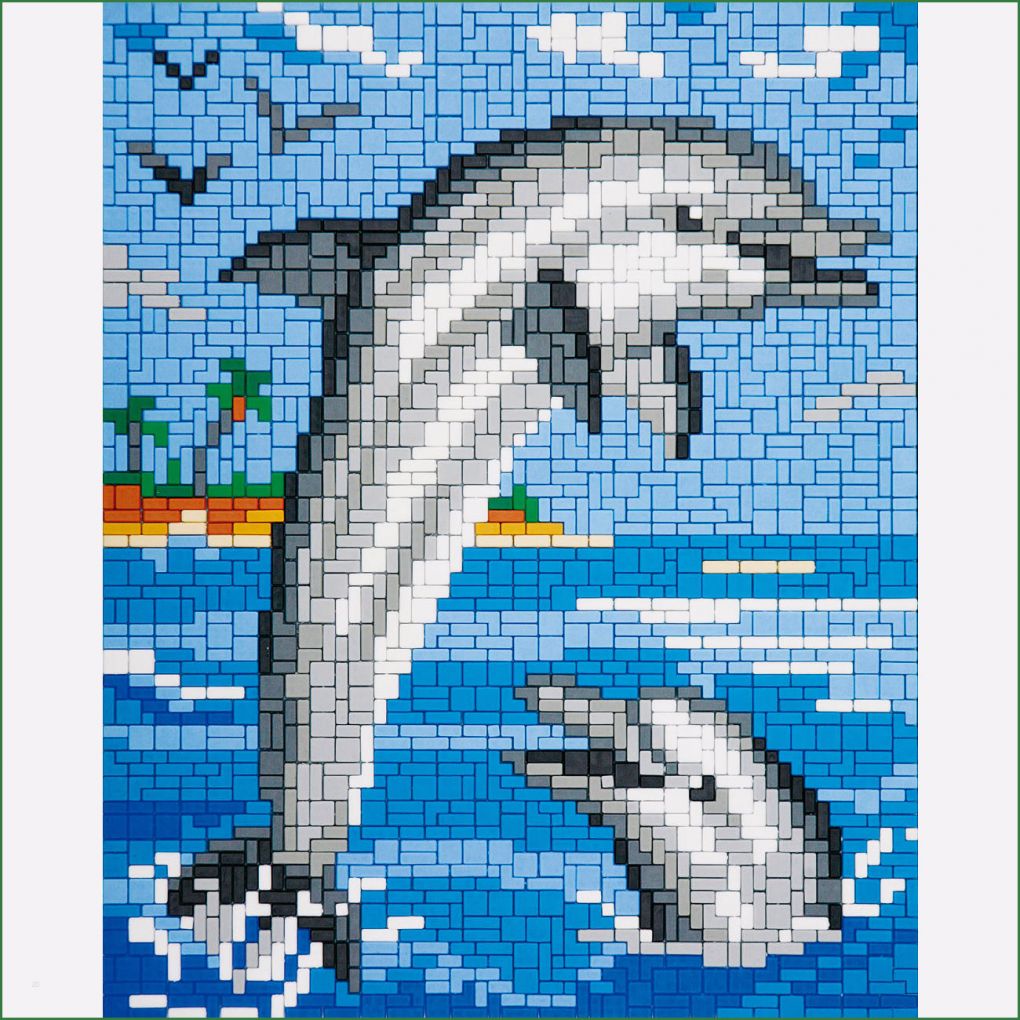 Vorlagen Für Ministeck Erstaunlich Ministeck „4 In 1 Steckmotiv Set“ Delfine