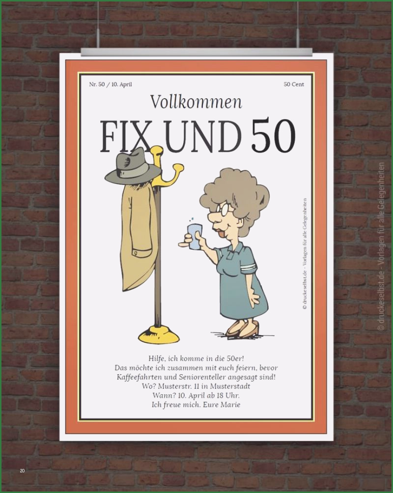 Vorlagen Geburtstagseinladungen 50 Kostenlos Erstaunlich Einladungskarten Zum 50 Geburtstag Einladungskarten Zum