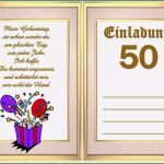 Vorlagen Geburtstagseinladungen 50 Kostenlos Fabelhaft Einladung Vortrefflich Einladung 50 Geburtstag Frau