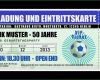 Vorlagen Geburtstagseinladungen 50 Kostenlos Schön Einladungen Zum 50 Geburtstag