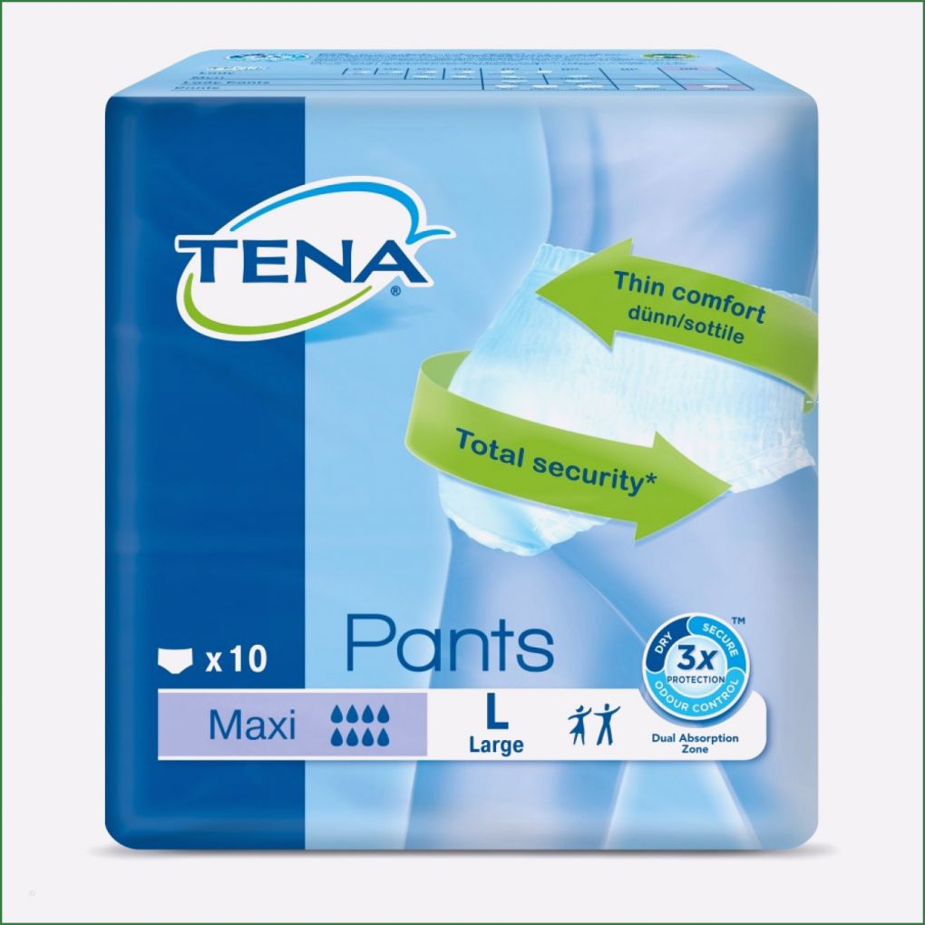 Vorlagen Pants Bewundernswert Tena Pants Maxi Large Confiofit Einweghose 100 135cm 10 St
