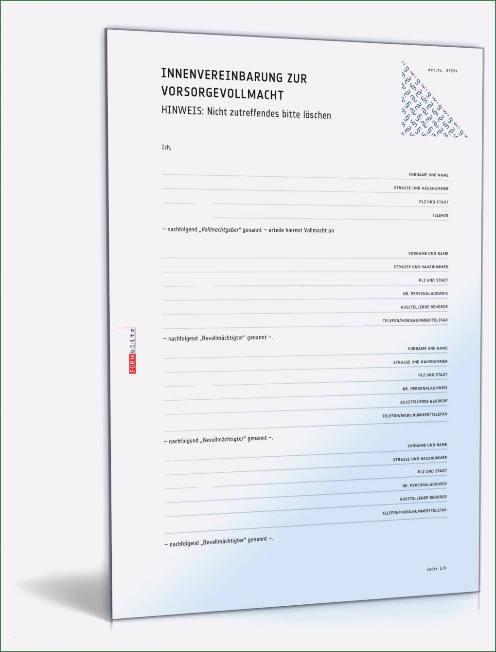 Vorsorgevollmacht Für Gesundheitsangelegenheiten Vorlage Best Of Innenvereinbarung Vorsorgevollmacht