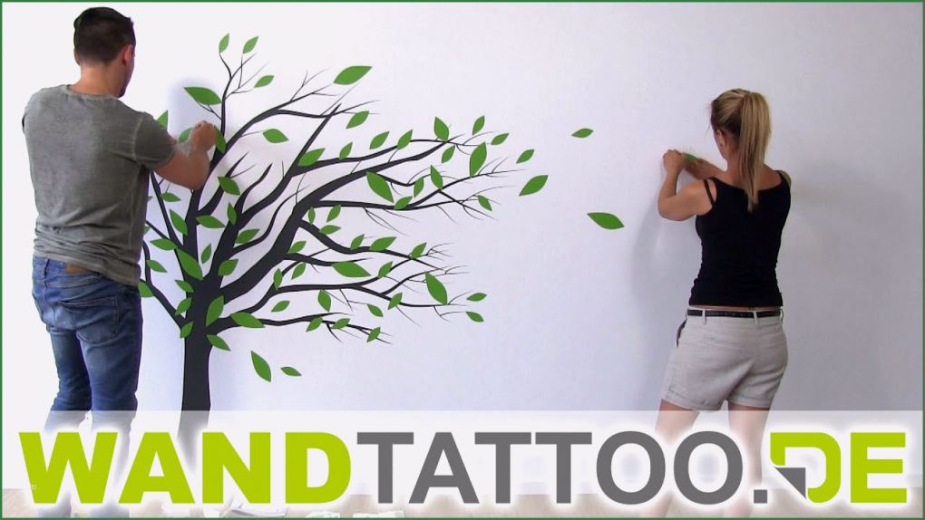 Wandtattoo Selber Malen Vorlagen Beste Wandtattoo Baum Im Wind Anleitung Zum Anbringen