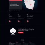 Website Vorlagen HTML Erstaunlich Website Vorlage Für Line Poker
