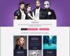 Website Vorlagen HTML Neu Website Vorlage Für Musikportal