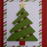 Weihnachtskarte Tannenbaum Vorlage Luxus Weihnachtskarten Basteln Tannenbaum Perlen Ketten Idee Rot