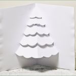 Weihnachtskarte Tannenbaum Vorlage Wunderbar Eine Popup Karte Für Einen Weihnachtsbaum Basteln – Wikihow