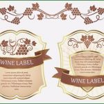 Weinetiketten Geburtstag Vorlagen Fabelhaft Weinetikett Vektorgrafik