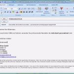 Willkommens E Mail Vorlage Erstaunlich Newsletter Mit Outlook Versenden – Personalisiert so