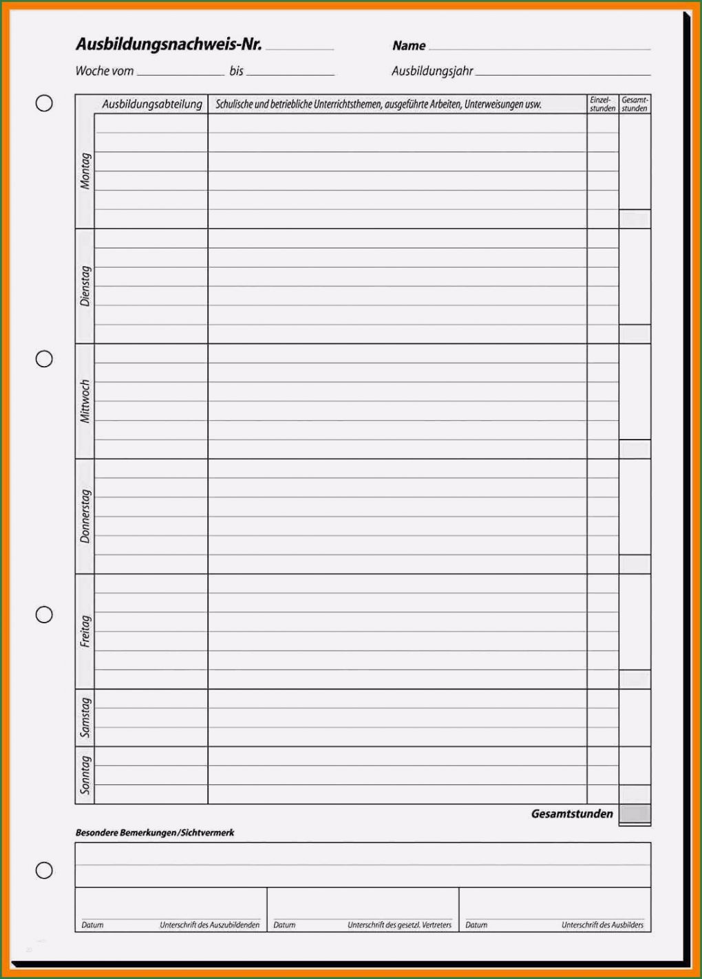 Wochenbericht Vorlage Elektroniker Cool 11 Wochenbericht Vorlage