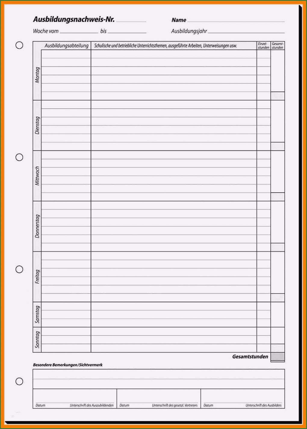 Wochenbericht Vorlage Elektroniker Wunderbar Wochenbericht Vorlage