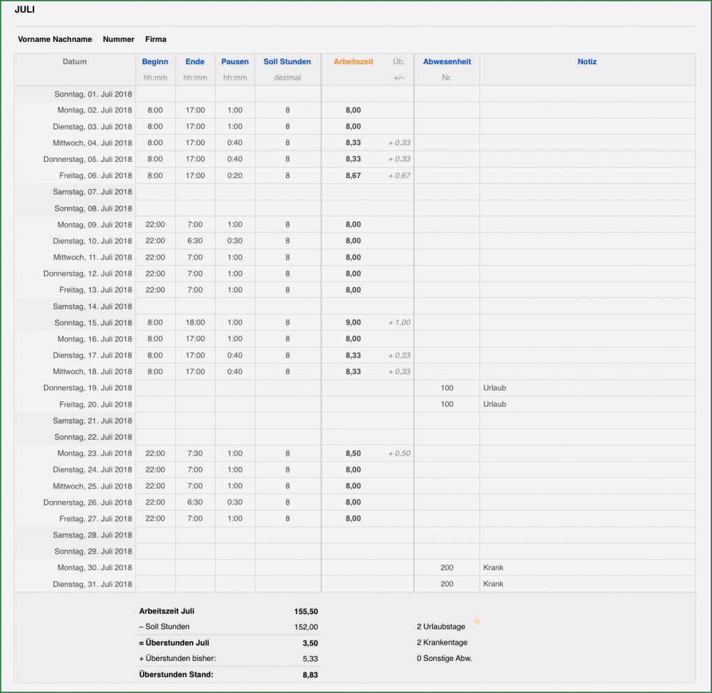 Wochentabelle Vorlage Bewundernswert 9 Wochentabelle Vorlage
