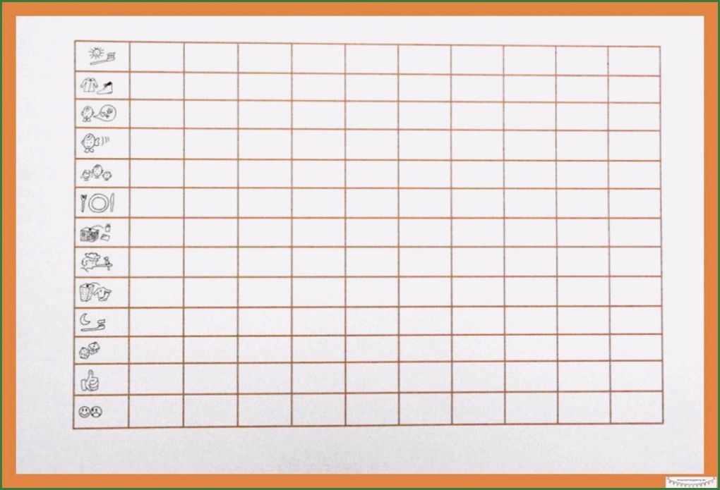 Wochentabelle Vorlage Bewundernswert Punkteliste Blanko Ein Belohnungssystem Das Wirklich