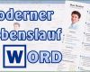 Word 2016 Lebenslauf Vorlage Erstaunlich Lebenslauf Modern In Word [bewerbung Studium Akademiker