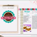 Word Buch Vorlage Fabelhaft Personalisierte Rezept Buch Vorlage Editierbare Rezept