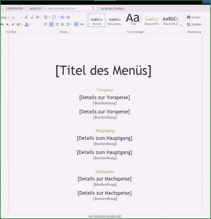 Word Vorlage Menükarte Genial Menü Speisekarte Als Download Auf Wordvorlage