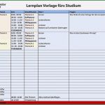 Zeitplan Erstellen Vorlage Best Of Lernplan Vorlage