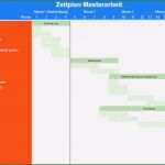 Zeitplan Erstellen Vorlage Erstaunlich Zeitplan Masterarbeit Erstellen Excel Vorlage Und Tipps
