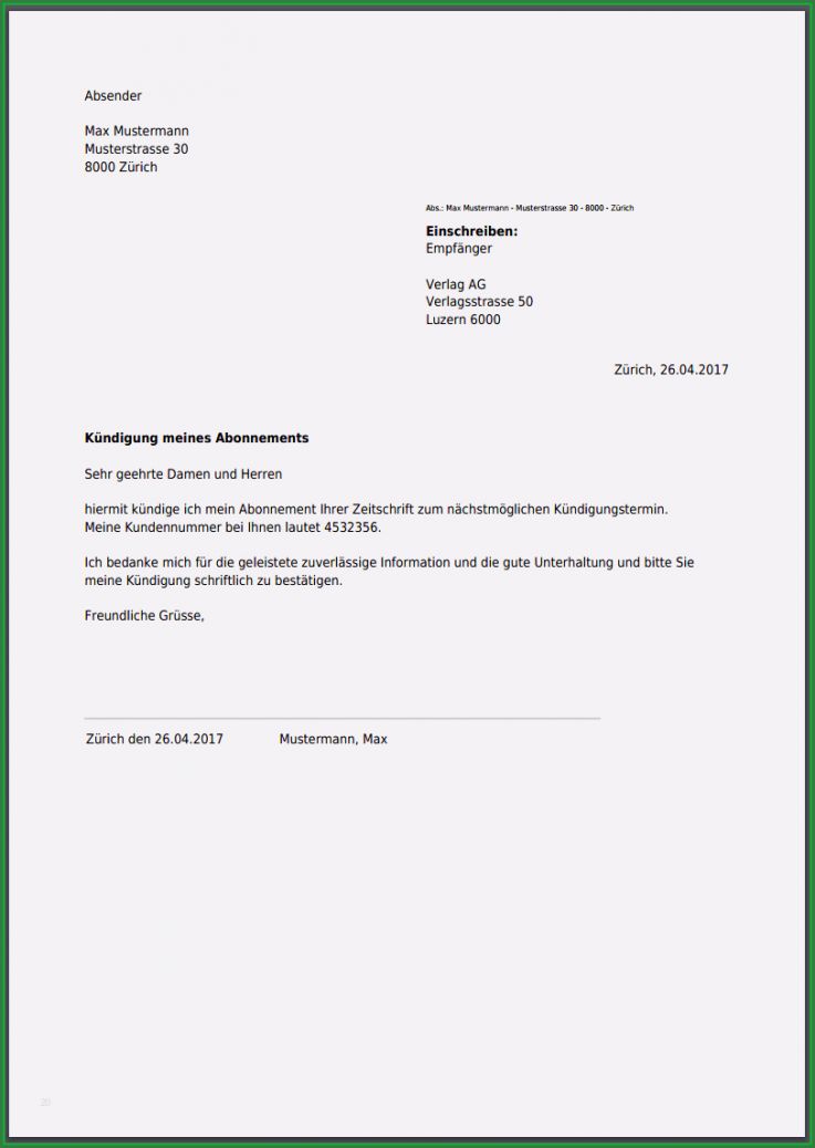 Zeitschriften Abo Kündigen Vorlage Elegant Vorlage Zeitschriften Abo Kündigen 43 Tipps Sie